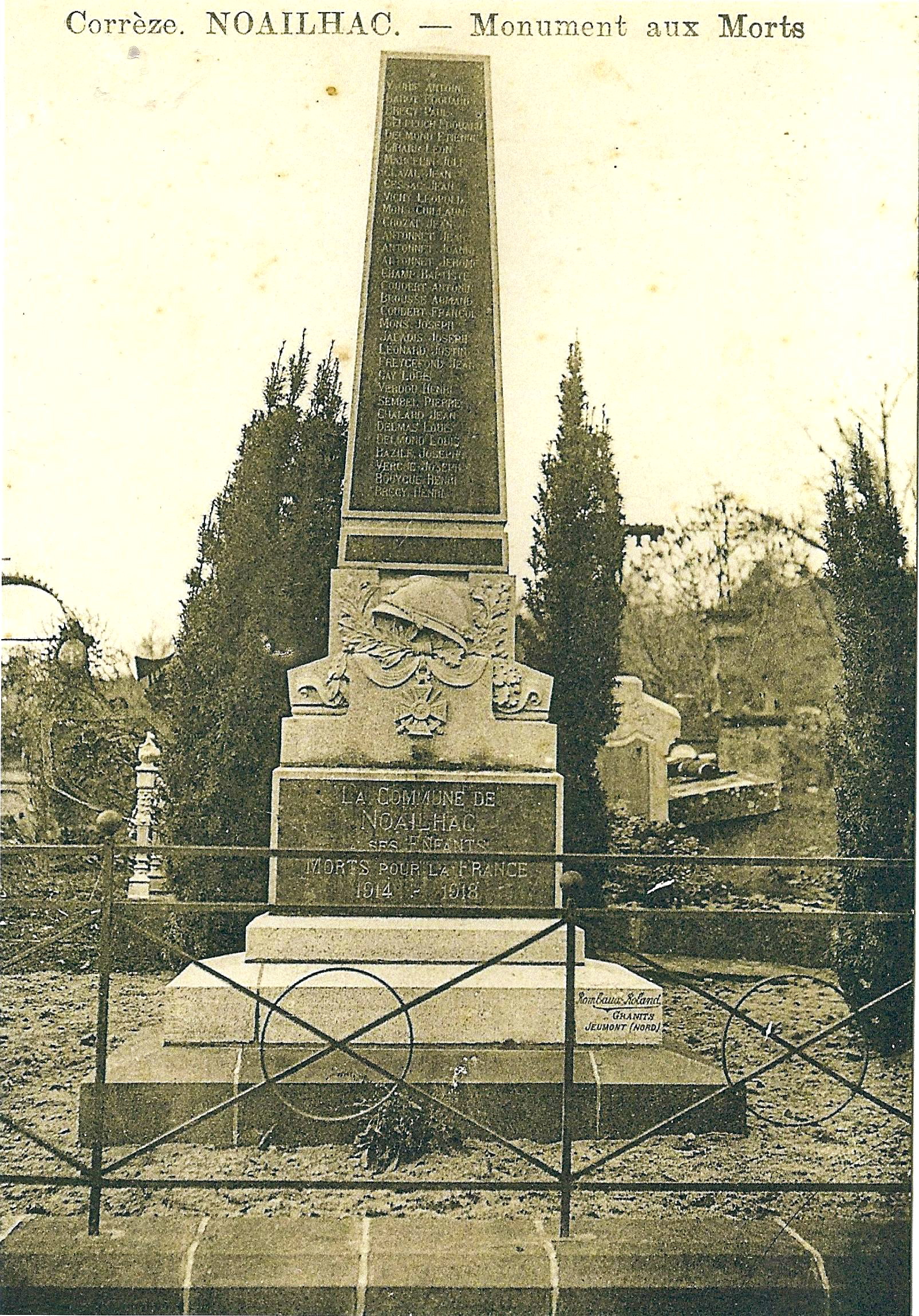 monument aux Morts Noailhac
