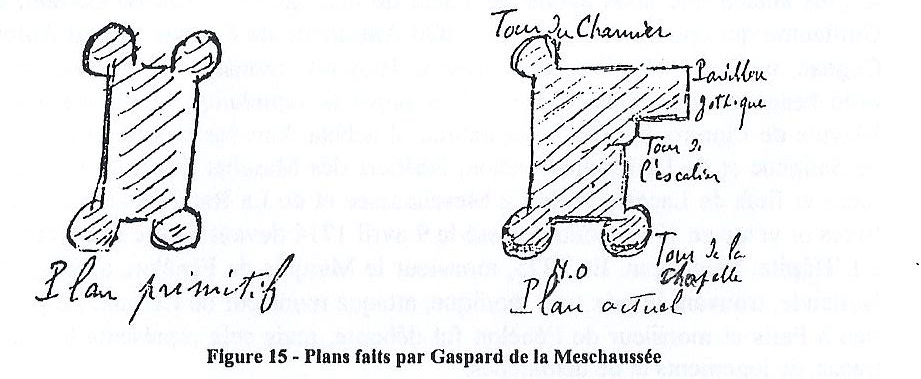  Plan du château De La Coste