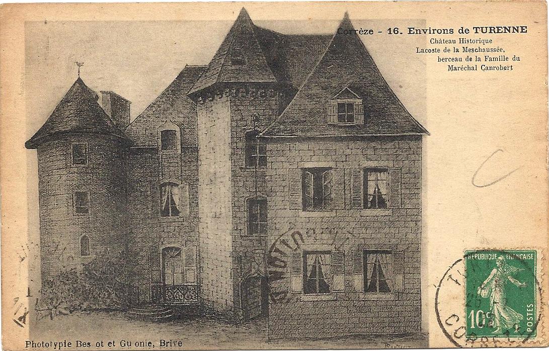 Carte postale du Château de La Coste